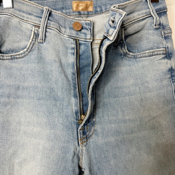 MOTHER DENIM - The Hustler Ankle Fray Jeans in Thrilling Shots Size 27 - Picture 5 of 10